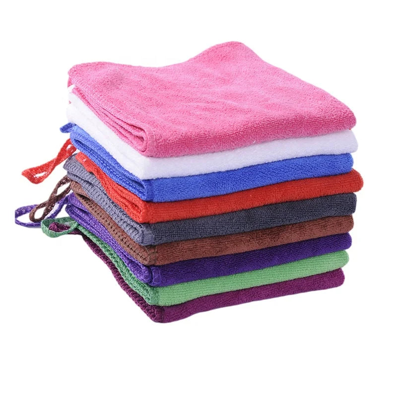 5 Pack Multi Color Microfiber Kitchen Dishcloths Nonstick Oil Washable Premium Dish Cloths Cleaning Towel