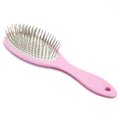 Baoli ODM Animais Soft Rubber Pad 17mm Long Pet Pins Brush Competition Groomer Brush Dog and Cat Grooming Steel Pin Brush