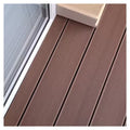 Modern Design Resort WPC Deck Flooring Waterproof Wood Composite Plastic Slip-Resistant Feature for Outdoor Garden Piso Floor