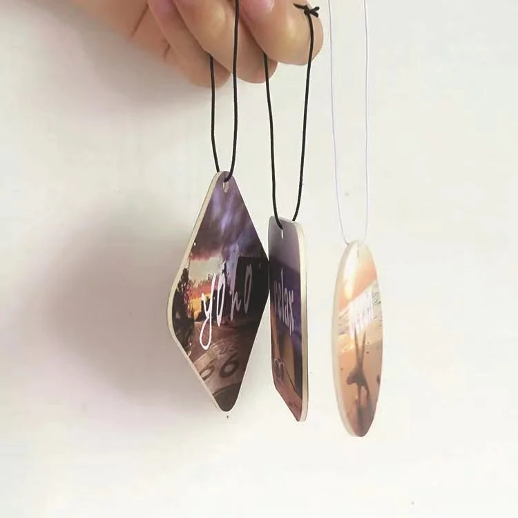 2021 OEM Customized Size Angel Style Hanging Paper Car Air Freshener Fragrance Air Fresher with Gift
