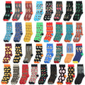 Whale Customized Socks Colorful Patterns Animals Fruits Food Novelty Fashion Women Men Daily  Cotton Socks