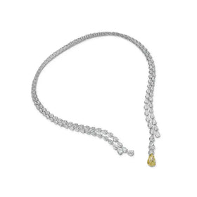 Vintage Women's Heart Pendant Diamond Necklace Imitation Rhodium Plated Chain Silver Charm Wholesale Butterfly Packaging