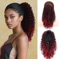 10inch Ponytail for Black Women Drawstring Ponytail Curly Hair Short Ponytail Extension Pony tails Drawstring Hair