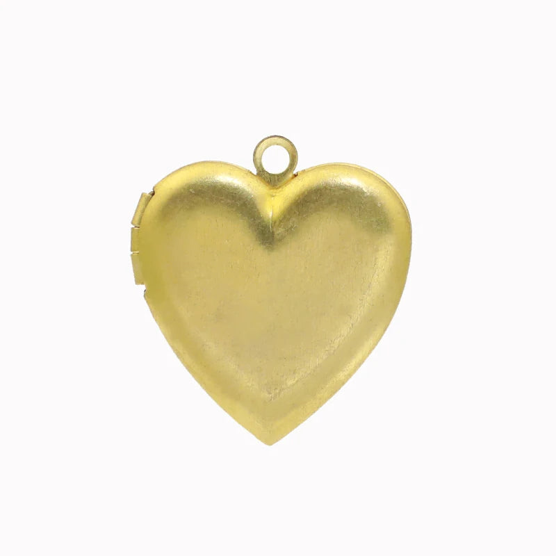 Jewelry Accessories  Heart Shape 33 to 38 Patterned Photo Locket Photo Frame Locket Pendant Necklace Hinge