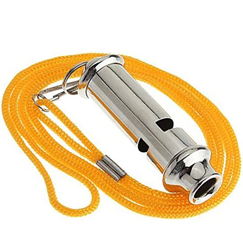 Promotional  Metal Stainless Steel Loud Sound Sports Whistle