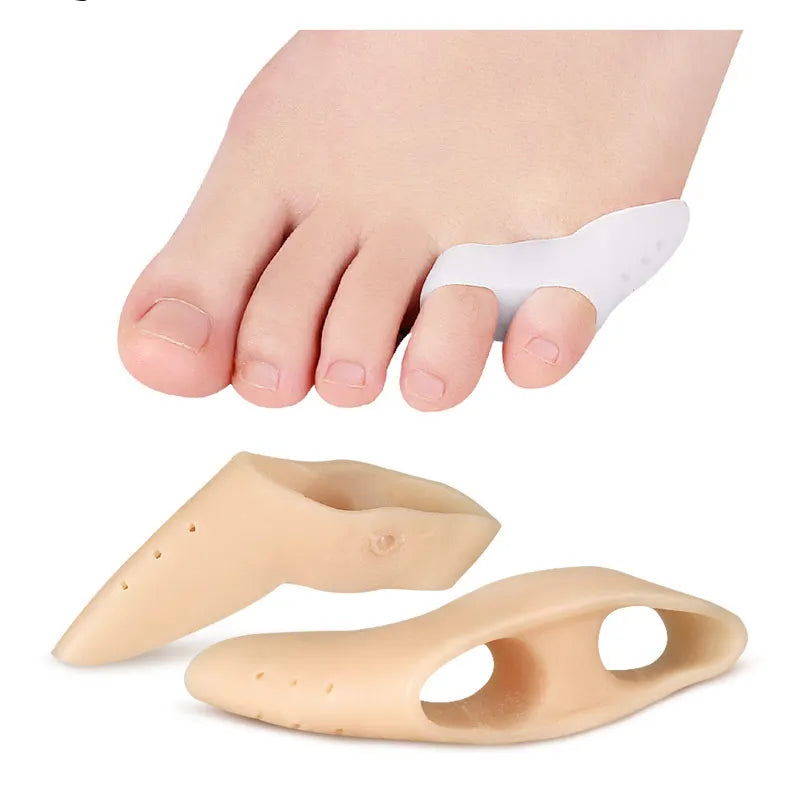Gel Pink SEBS Toe Separator Hammer Toe Straightener and Spreader for Effective Rubbing Treatment