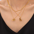 2025 Fashion Chains Jewelry Manufacturer Wholesale Waterproof Animal-shaped Pendant O-chain 18K 316L Stainless Steel Necklace