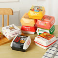 Cover Pizza Hulk Pet Contractor Publicitaire Bio Waffle Carrier White Double Mickey Paper Lunch Box