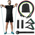 KS-HY-605#2021 Hot Selling 11 Pcs Resistance Bands Set Exercise Bands with Handles for Resistance Training  for Home Workouts