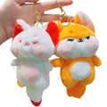 IN STOCK Stuffed Animal Toys Kawaii Plush Little Fox Keychain Small Fox Plushie Peluches Plush Keychains Toys Claw Machine Doll