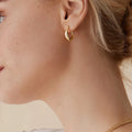 Horror Teardrop Black Vvs Water Knot Hollow Earings Ribbed Candy Alien Nugget Fashion Stud Earrings