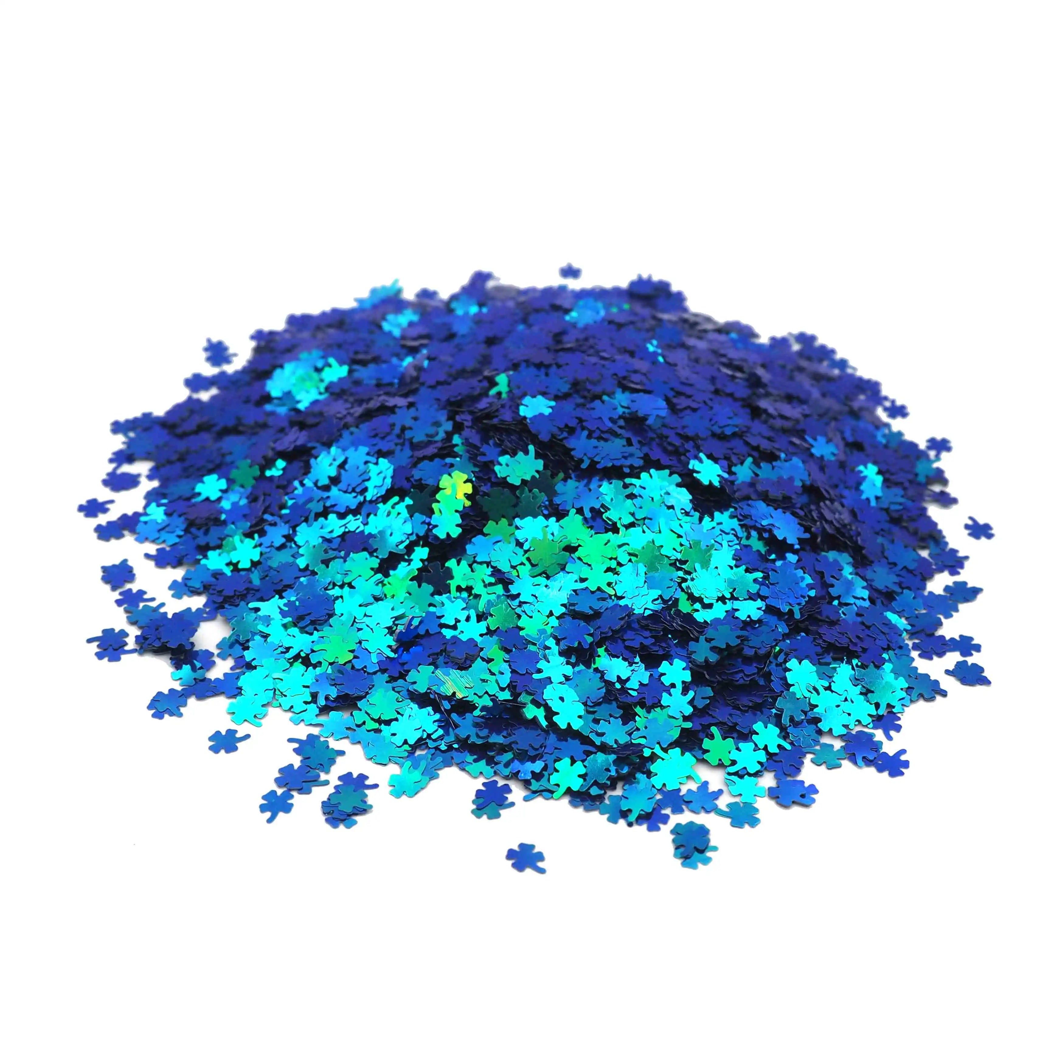 Xucai Biodegradable Glitter Crafts Festivals Fine Gold Edge Pressed Eyeshadow Tile Crystal Silver Glass Mosaic Party Supplies