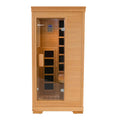 Popular Yoga Hemlock Wood Indoor Carbon Panel Heaters Dry Infrared Sauna Room