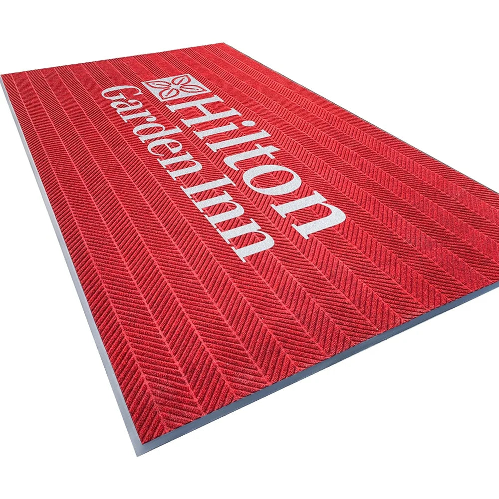 Wholesale Low Price Indoor/Outdoor Reversible Modern Puzzle Handmade Rubber Door Mats Washable Non-Slip Pet Friendly for Home