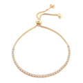 Pandahall Women's Adjustable Micro-Infused Color Zircon Bracelet 1 Pc Europe America Ins Cross Border Fashion Bangles