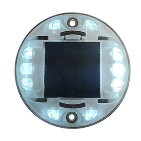 8 Led Plastic Red Flashing Light Driveway Markers Solar Road Stud