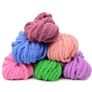 Wholesale Factory Price Chunky Chenille Yarn for Blanket Thick Hand Knitting Chenille Blanket Yarn