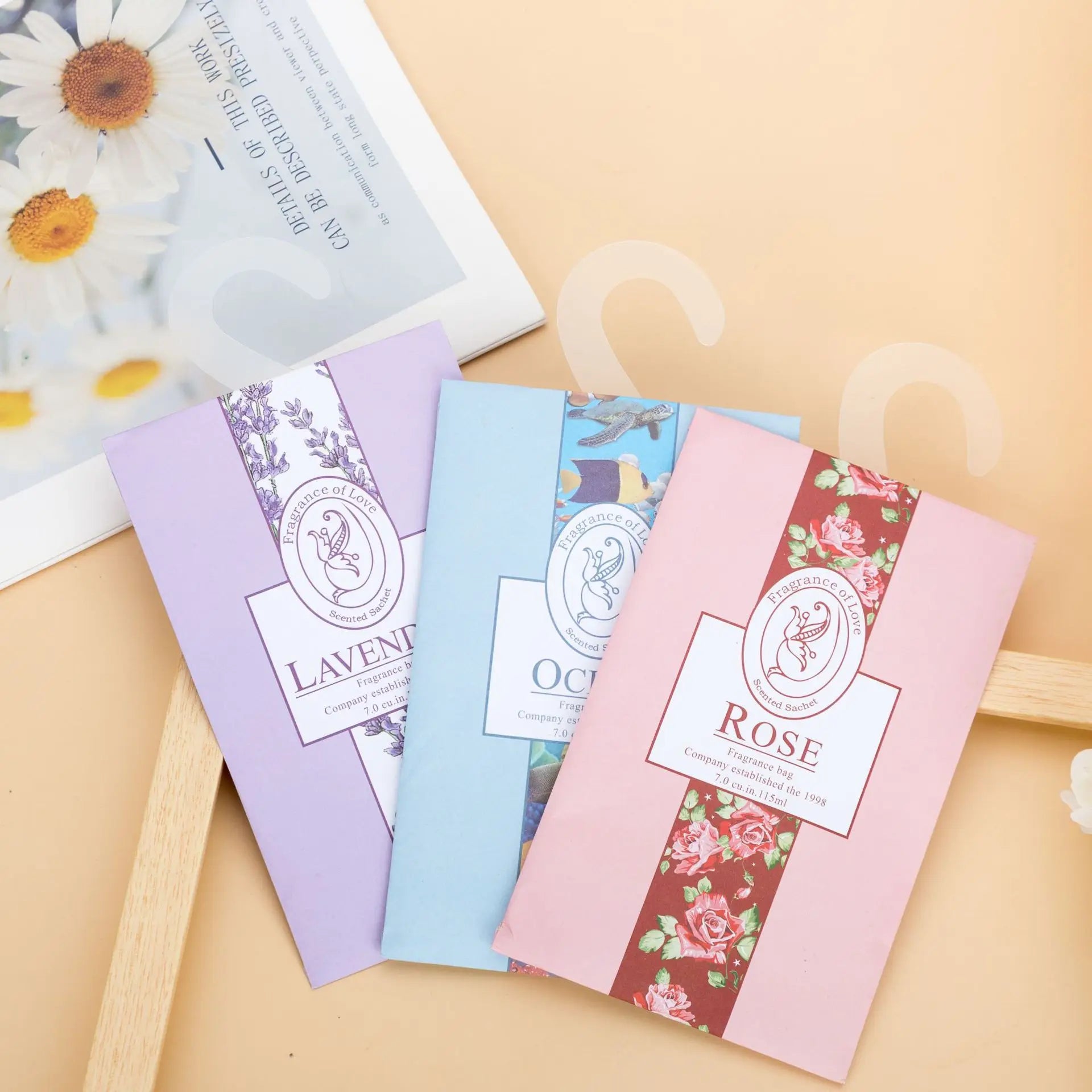 Custom Scented Sachet Bags My logo Natural Scented Aroma Sachet