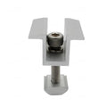 Custom Length Stainless Steel Aluminum Anodized U-Type Inter Clamp for Solar Panel PV Fixing Bracket Corrosion Resistant 12-Year