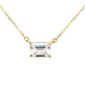 1000S New Arrival Genuine 9K Gold Shinny Cubic Zircon Necklace Cheap 9K Solid Gold Jewelry Necklace Wholesale