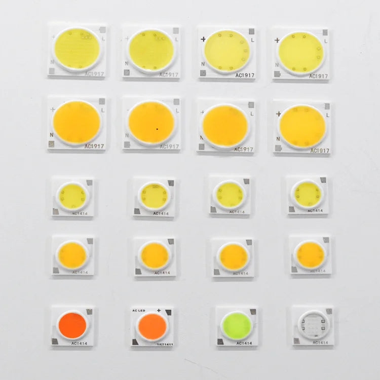 DC12V 1313 1616 1919 Size Cob Led Chip 5W 7W 10W 15W COB LED Chips for LED Downlight