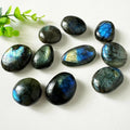 Wholesale Polished Blue Labradorite Pocket Worry Stone Palm Stone for Healing