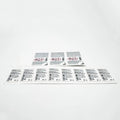 Custom Self-Adhesive Double Layer Vinyl Sticker Waterproof Multi-Layer Food Medicinal Cosmetic Bottle Label Acceptance Printing