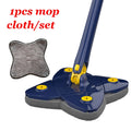 Four Leaf Type Hand Free Twisting Strong Water Absorbing Home Floor Glass Ceiling Stair Self Draining Squeeze Mop