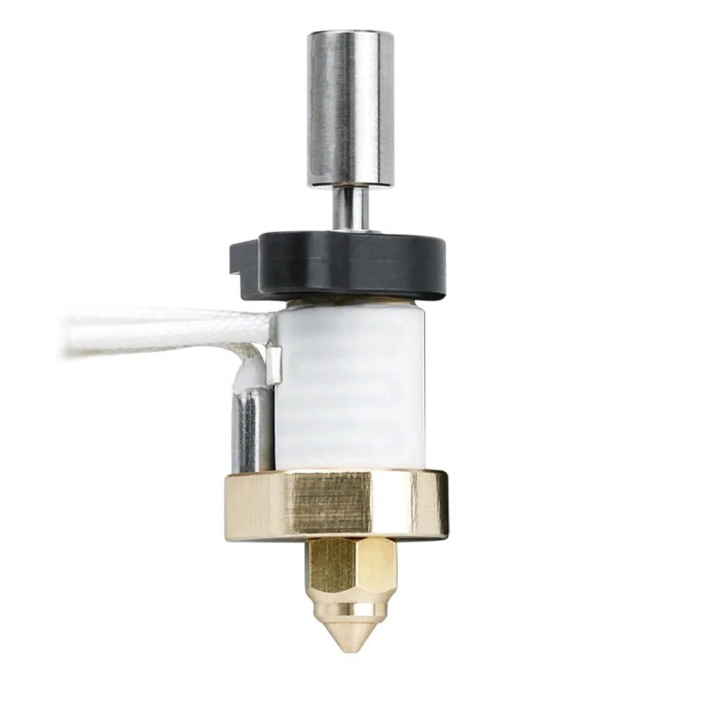 3d Printer Accessories Titanium Alloy Heat Break 0.4mm Brass Nozzle Ceramic Heating Block Kit Hotend for K1 / K1 Max 3D Printer