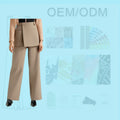Women's High Waist Casual Loose Daily Woven Trousers Development of New Style Custom Manufacturers