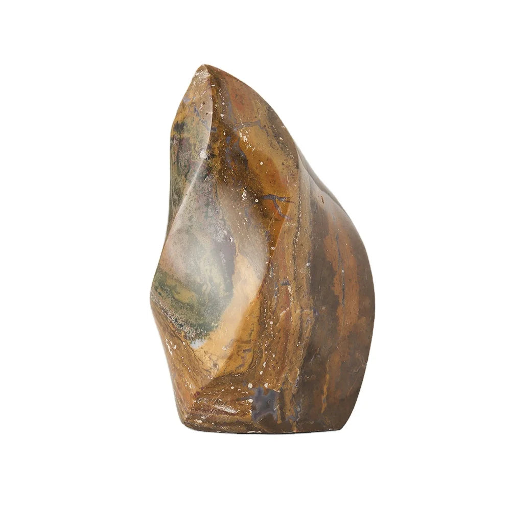 Wholesale Quartz Polished Healing Crystals Torch Ocean jasper Flame for Decoration