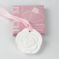 Handmade Solid Ceramic Eco-Friendly Peach Scented Hanging Aroma Plaster Air Freshener for Home & Car