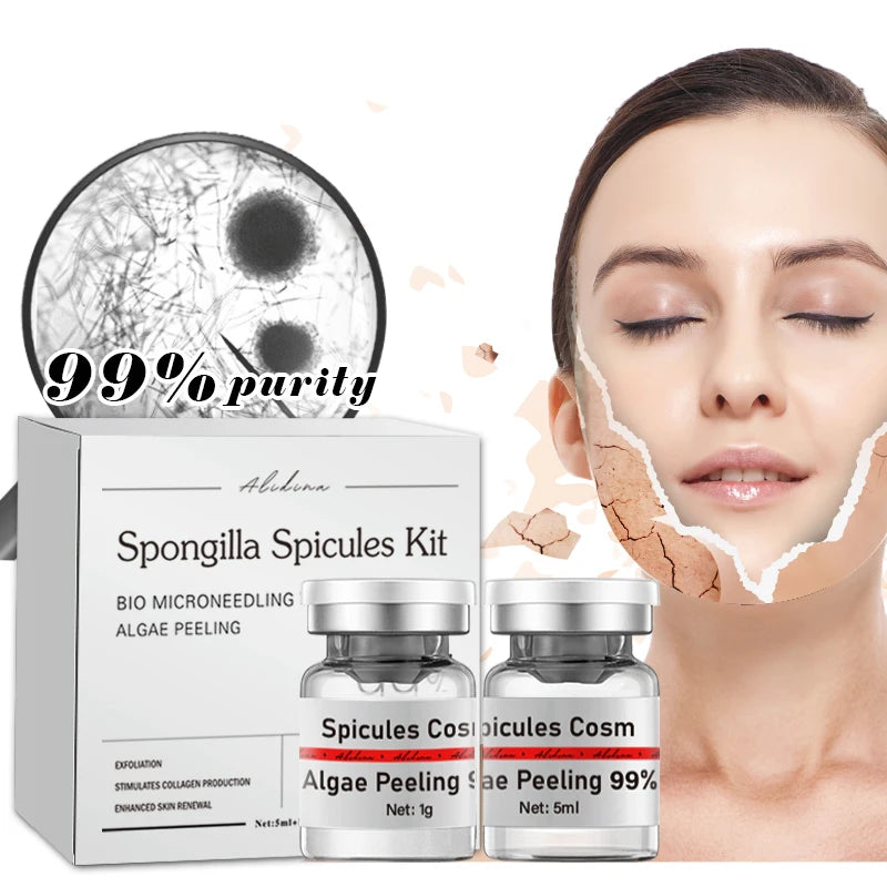 A 99% High Concentration Spongilla Spircules Algae Peel Hydrolized Spicules Peeling Peel of Mask Serum for Acne Scar Gel on Sale