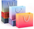Customizable Eco-friendly Art Paper Shopping Bags Reusable Colorful Bags with Custom Logo for Supermarket Use and Promotion
