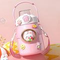 Hot Sale Vacuum Flask Gift Children Thermos Water Bottle Cute Insulated Stainless Steel Kid Water Bottle with Straw