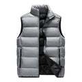 Wholesale Men's Casual Stand Collar Padded Features Anti-Rain Outdoor Security Jacket Work Uniforms Work Vest