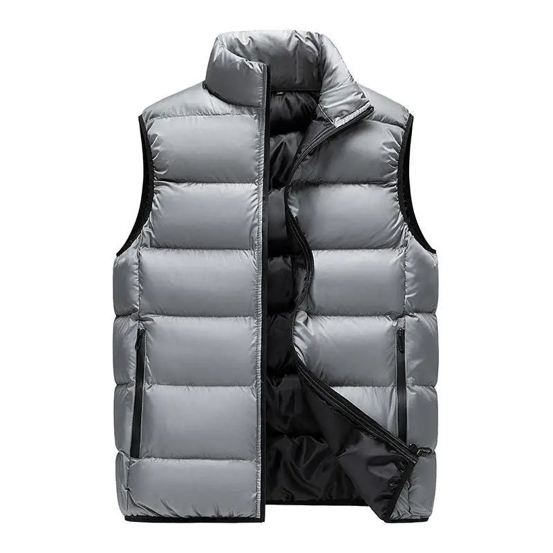 Wholesale Men's Casual Stand Collar Padded Features Anti-Rain Outdoor Security Jacket Work Uniforms Work Vest