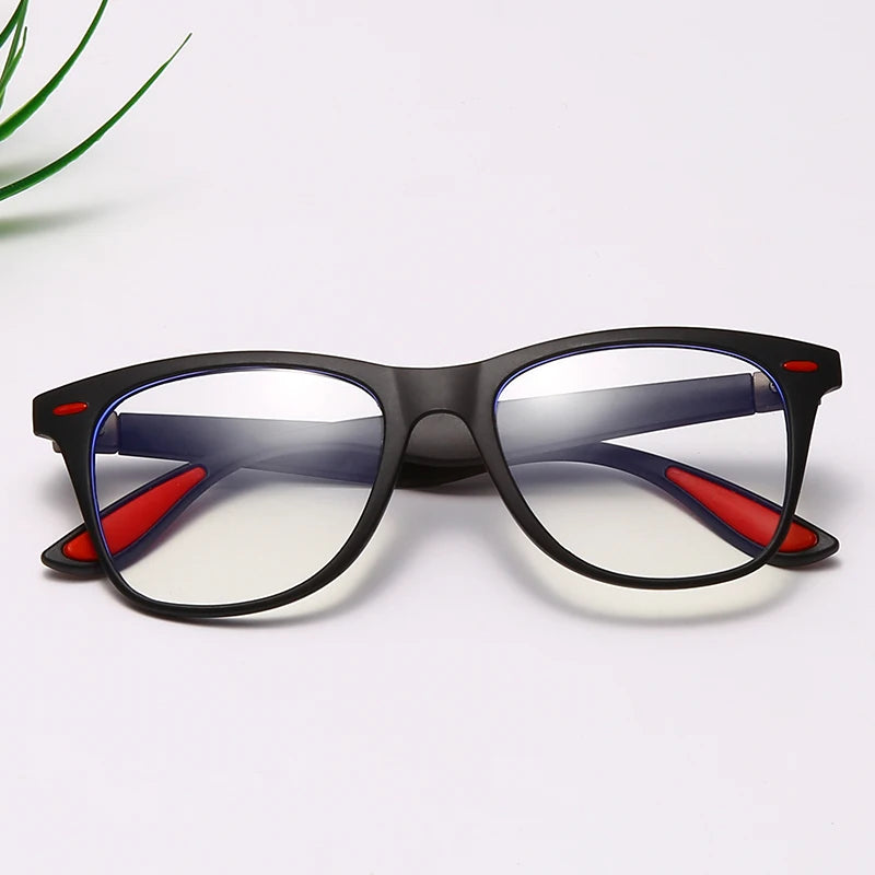 Fashion Women Men Eyeglasses Frames 2024 Anti Blue Light Blocking Glasses for Computer