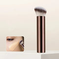 Hourglass Angled Head Synthetic Hair Metal Handle Professional Liquid Foundation Concealer Brush Custom Logo HG Ladies Facial