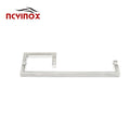 Factory Outlet Stainless Steel Square Tube Bathroom Glass Door Handle Shower Room Pull Handles