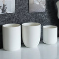 Wholesale Custom Logo 10oz Empty Scented Nordic Matte White Ceramic Candle Jars for Candle Making