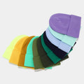Classic Men's Acrylic Knit Cuffed Beanie Cap Warm Winter Ribbed Knit Watch Hat with 3D Embroidery Daily Common Fabric Beanies