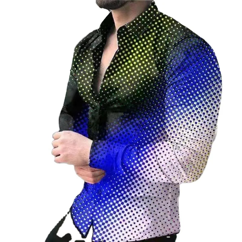 High Quality Men's Stylish Fashion Trendy Shirt Sublimation Printed Shirt for Men