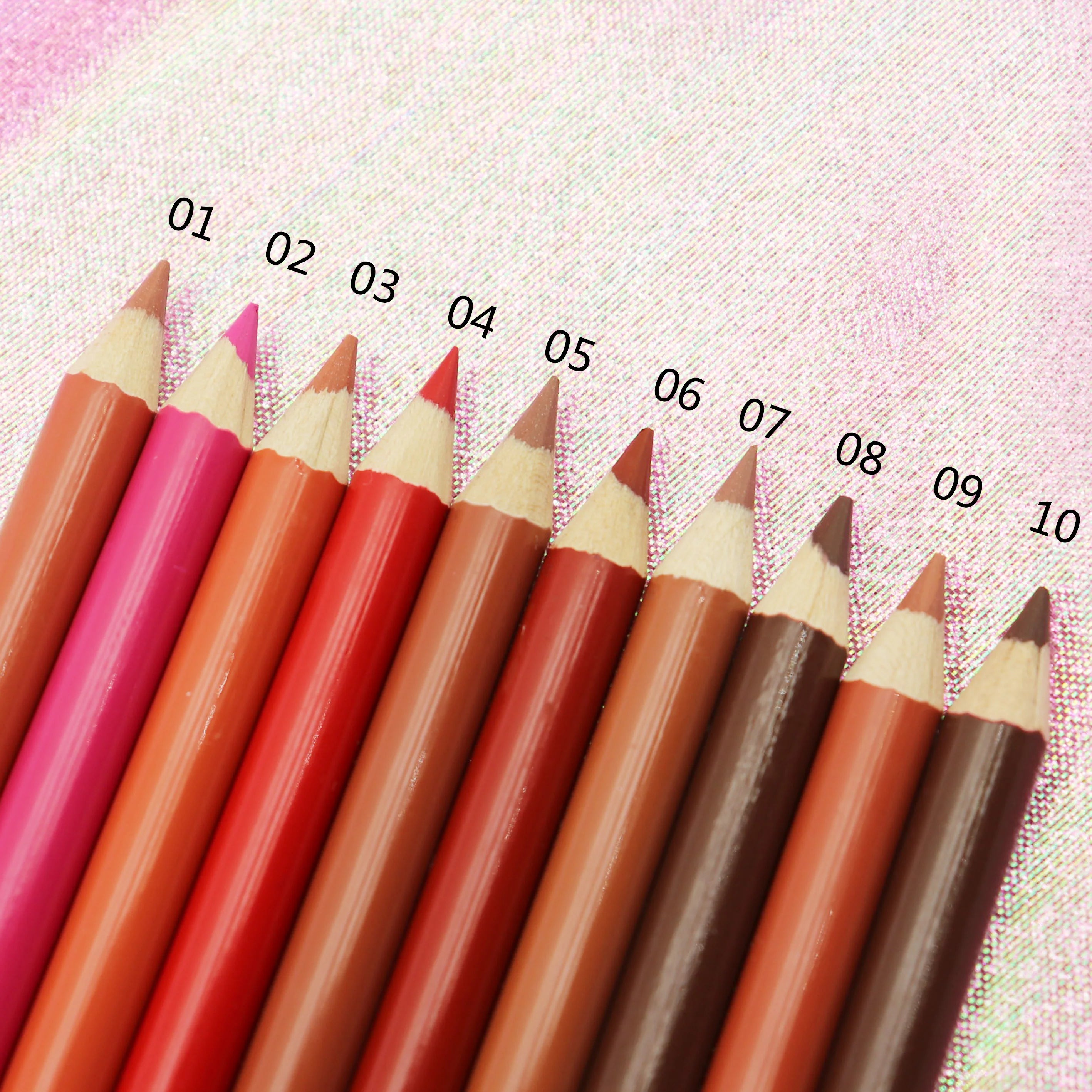 Custom Your Brand 10 Colors Waterproof Lip Liner Liner Pen