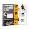 Printing PVC Sticker Magnet Self Receptive Clip Blank Paper Thin Sheeting Sublimation Photo Flexible White Glossy Inkjet