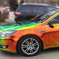 Premium Chrome Rainbow Holographic Automobiles Vehicle Design Car Wrap Vinyl Sticker car stickers