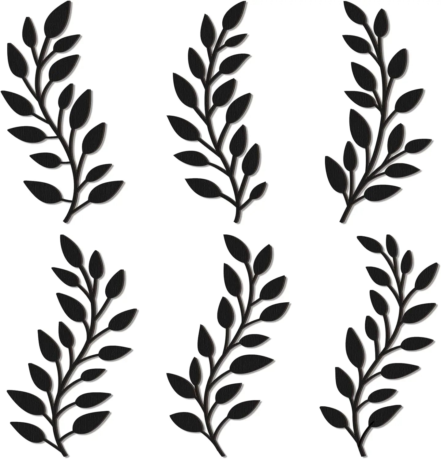 Tailai Wood Tree Leaf Wall Decor Vine Olive Branch Leaf Wall Art Wrought Scroll Above the Bed Living Room Outdoor Decoration