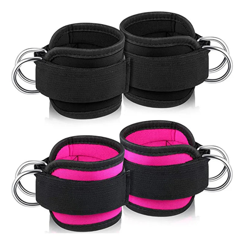 Hot Sale Adjustable Neoprene Weight Workout Fitness Gym Ankle Cuffs Ankle Straps for Cable Machines