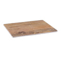 Restaurant Dinner Serving 12 Inch Rectangular Wooden Pattern Tray Melamine Plate for Pizza Serving