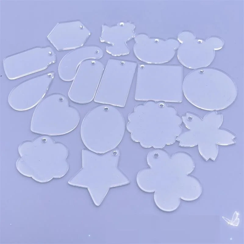 Factory Laser Cutting Engraving 2MM Plastic Board Acrylic Sheet Clear Acrylic Disc Circle